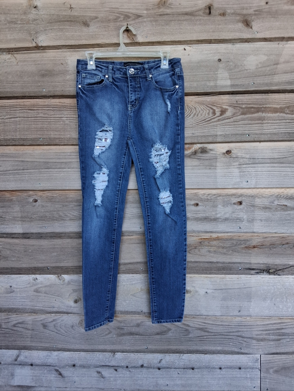 TwentyOneBlack By Rue21 Distressed Skinny Jeans